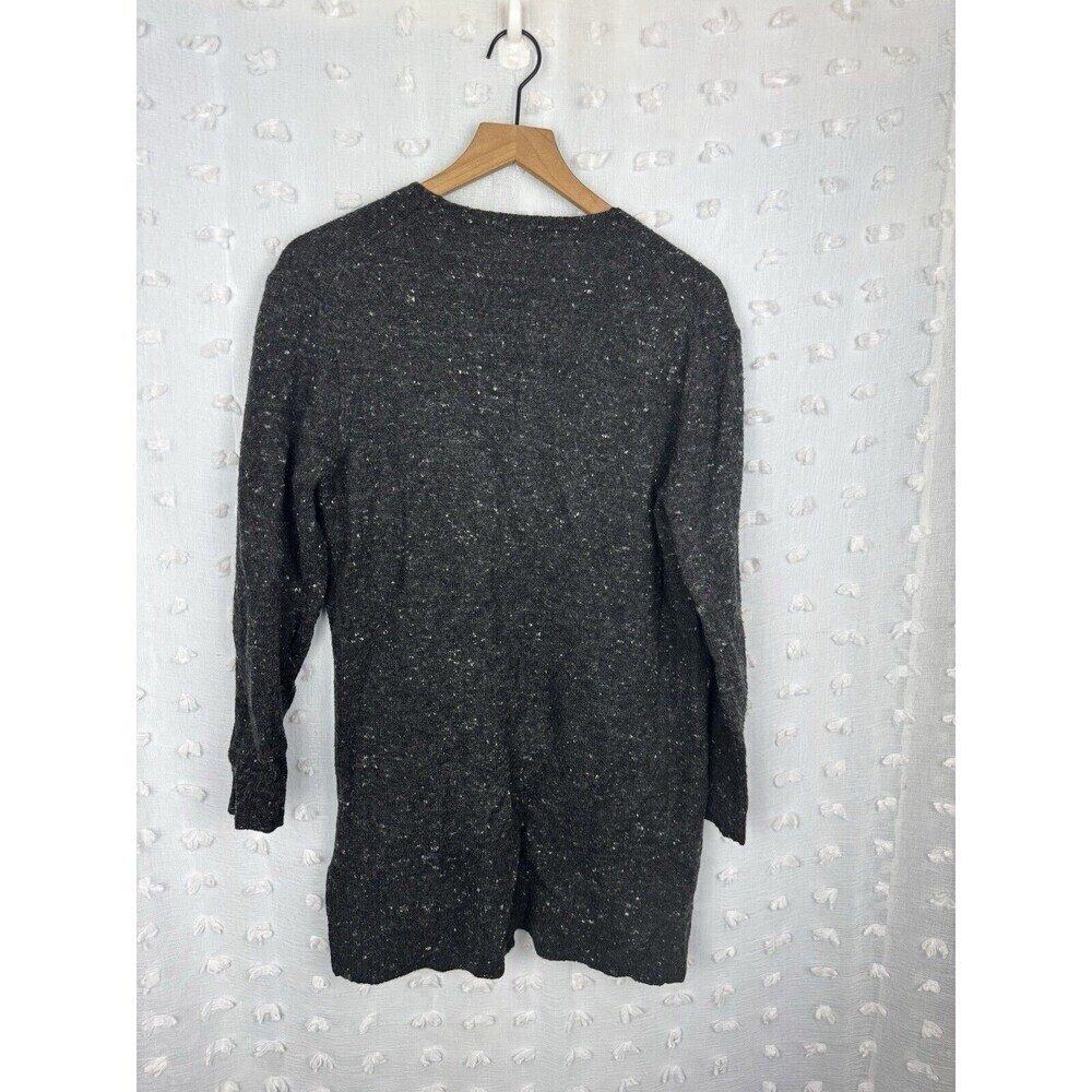 Madewell Donegal Kent Cardigan Sweater Gray Wool Blend Medium - Picture 6 of 6